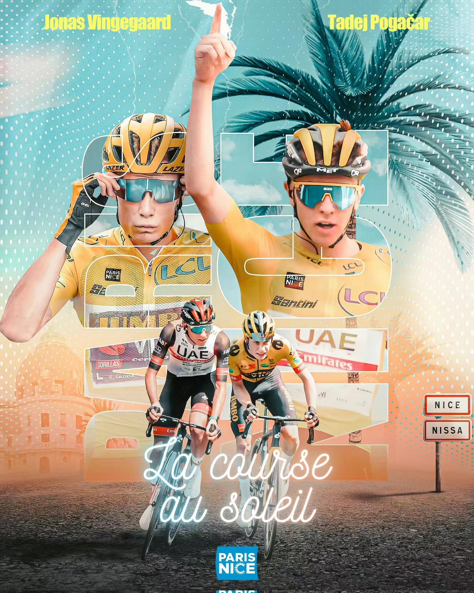 Første etape af Paris-Nice-løbet